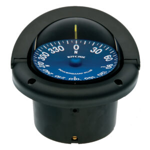 RITCHIE SS-1002 SUPERSPORT COMPASS FLUSH MOUNT - BLACK