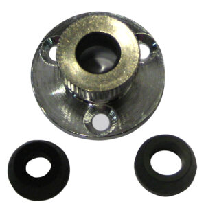 SHAKESPEARE 4184 CHROME PLATED CABLE OUTLET CONNECTOR
