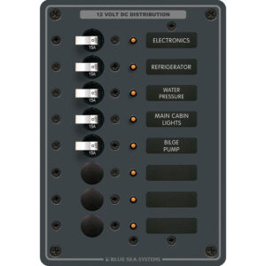 BLUE SEA 8023 PANEL DC 8 CIRCUIT BREAKER