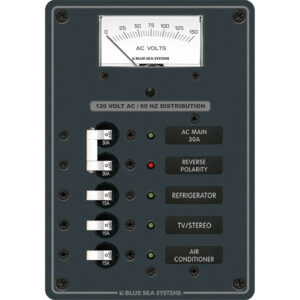 BLUE SEA 8043 BREAKER PANEL 120VAC 3 POS