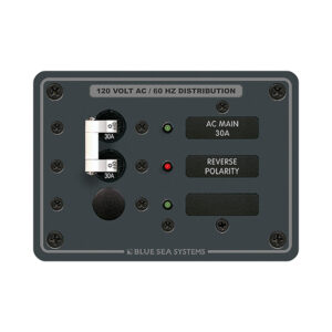 BLUE SEA 8029 PANEL 120VAC MAIN + 1 POS