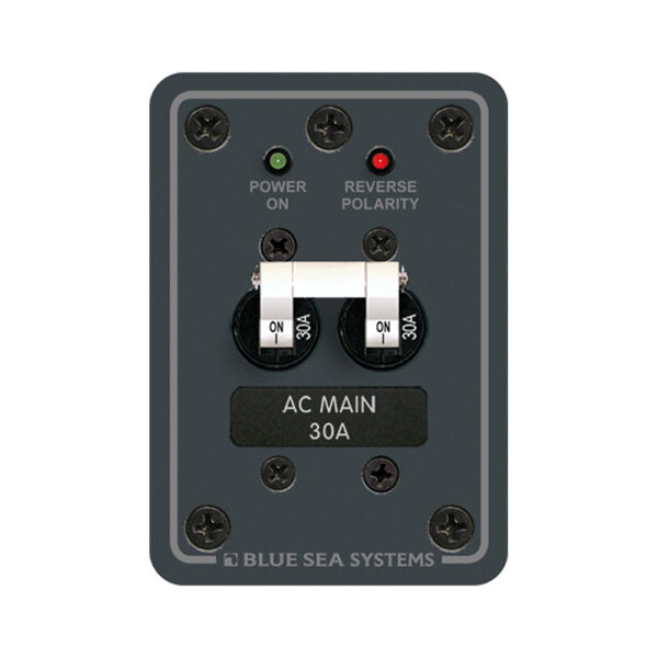 BLUE SEA 8077 BREAKER PANEL 120VAC 30A MAIN