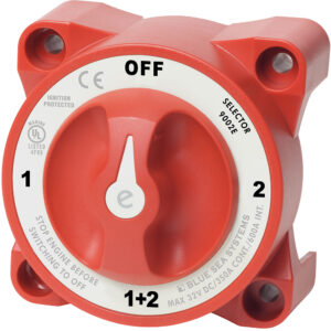 BLUE SEA 9002E BATTERY SWITCH E SELECTOR