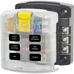 BLUE SEA 5028 FUSE BLOCK SCREW TERM BLADE