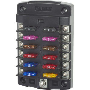 BLUE SEA 5034 FUSE BLOCK SCREW TERM BLADE