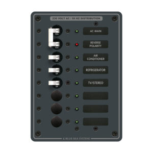 BLUE SEA 8127 BREAKER PANEL 230VAC 7 POS