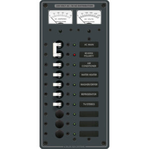 BLUE SEA 8174 BREAKER PANEL 230VAC 10 POS