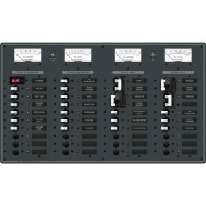 BLUE SEA 8186 BREAKER PANEL 20-12V 20-230AC