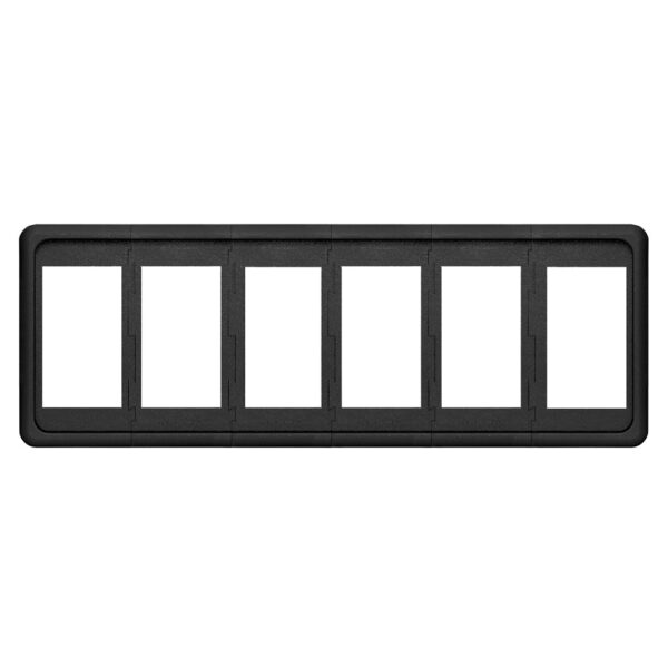 BLUE SEA 8260 CONTURA 6 POS MOUNTING PANEL