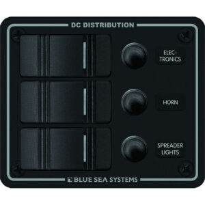 BLUE SEA 8374 PANEL WATERPROOF CB 12VDC 3 POS