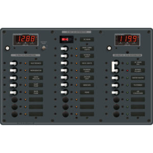 BLUE SEA 8408 BREAKER PANEL 18-DC 8-AC POS