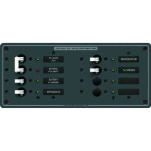 BLUE SEA 8412 BREAKER PANEL 120VAC 6 POS