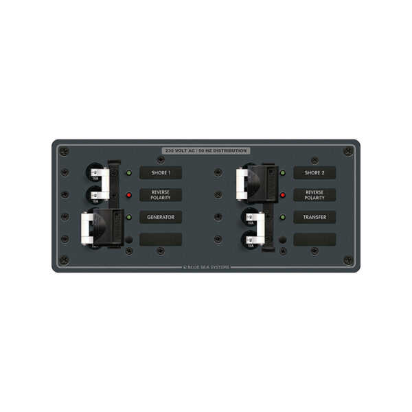 BLUE SEA 8598 BREAKER PANEL 230VAC SOURCE