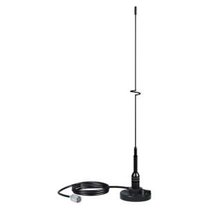 SHAKESPEARE VHF 19" 5218 BLACK SS WHIP MAGNETIC MOUNT