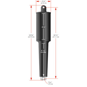 LENCO 12V 4 1/4" STROKE  EXTREME DUTY ACTUATOR W/ 6'