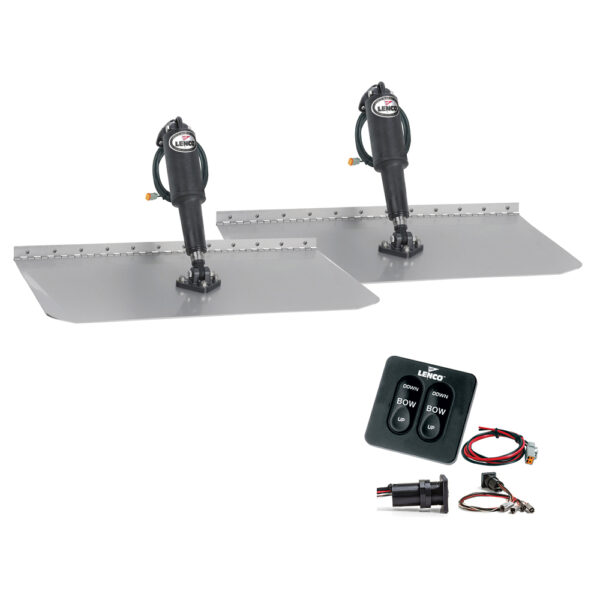 LENCO 12"X30" TRIM TAB KIT  W/ TACTILE SWITCH