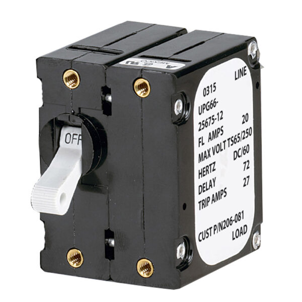 PANELTRONICS BREAKER 20 AMPS DOUBLE POLE A-FRAME MAGNETIC