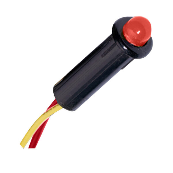 PANELTRONICS LED 240 VAC 1/4 INCH RED