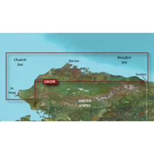 GARMIN VUS035R NORTH SLOPE  ALASKA BLUECHART G3 VISION
