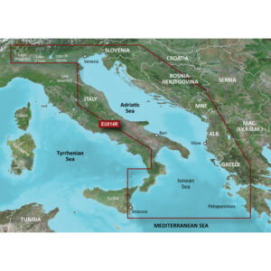 GARMIN VEU014R ITALY ADRIATIC SEA BLUECHART G3 VISION