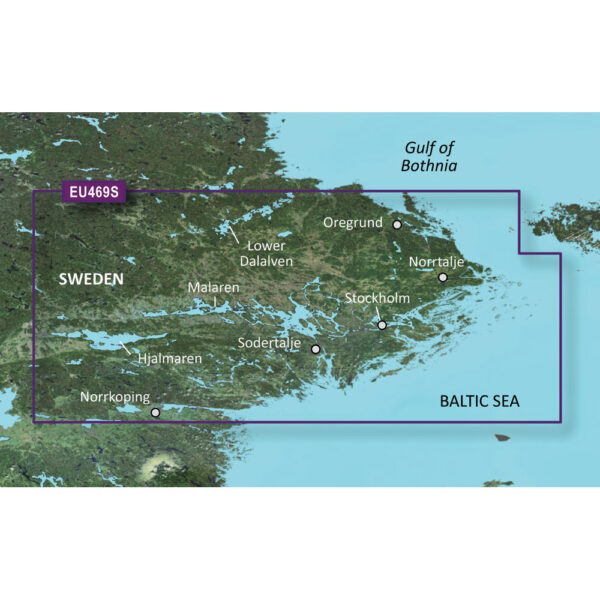 GARMIN VEU469S STOCKHOLM AND MALAREN BLUECHART G3 VISION