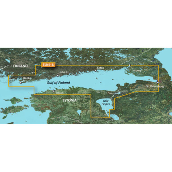 GARMIN VEU491S KOTKA TO HANKO BLUECHART G3 VISION