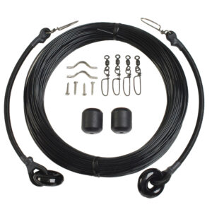 LEE'S DELUXE RIGGING KIT 37' MAX LENGTH BLACK MONO SINGLE