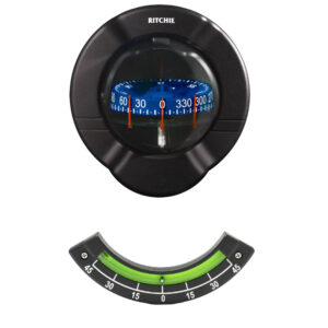 RITCHIE SR-2 VENTURE SAIL BOAT COMPASS W/ CLINOMETER