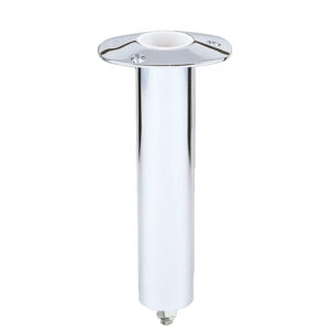 LEE'S 0 DEGREE SS FLUSH MOUNT  SWIVEL BASE ROD HOLDER 2.25"