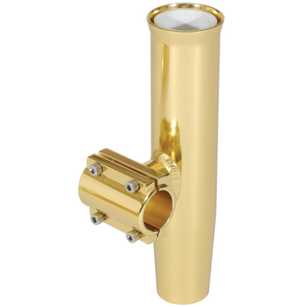 LEE'S CLAMP-ON ROD HOLDER GOLD ALUM HORIZONTAL PIPE SIZE #3
