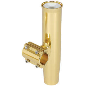 LEE'S CLAMP-ON ROD HOLDER GOLD ALUM HORIZONTAL PIPE SIZE #5