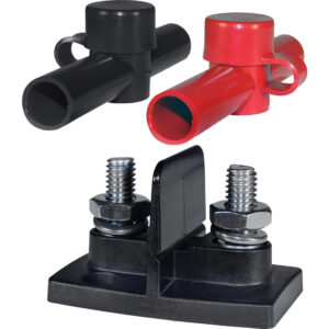 BLUE SEA 2018 POWERPOST DUAL 1 X 5/16" STUD - 1 X 3/8" STUD