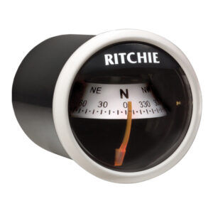 RITCHIE X-21WW RITCHIESPORT COMPASS DASH MOUNT WHITE/BLACK