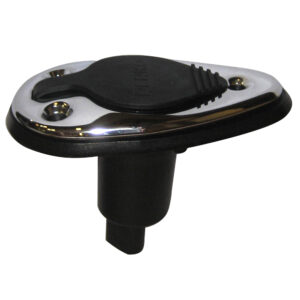 PERKO PLUG IN BASE ONLY 2 PIN  CHROME PLATED W 6-INCH PIGTAIL