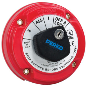 PERKO MEDIUM DUTY LOCKING  BATTERY SWITCH W/ ALT. DISC