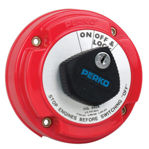 PERKO MEDIUM DUTY MAIN BATTERY SWITCH W/ KEY LOCK