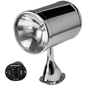 JABSCO 7" CHROME SEARCHLIGHT 12VDC SPOT ONLY