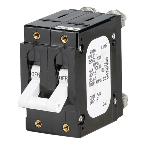 PANELTRONICS CIRCUIT BREAKER UPL/C FRAME 60A 2 POLE WHITE