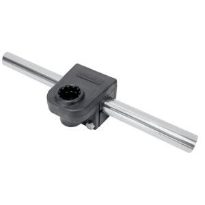 SCOTTY RAIL MOUNTING ADAPTER BLACK F/ 7/8 ROUND RAIL