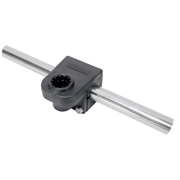 SCOTTY RAIL MOUNTING ADAPTER BLACK F/ 7/8 ROUND RAIL