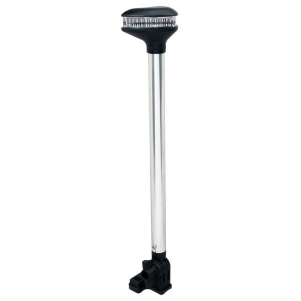 PERKO STEALTH LED ALL ROUND BLACK FOLD-DOWN HORIZ MOUNT