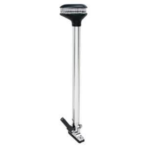 PERKO STEALTH LED ALL ROUND CHROME PLTD FOLD-DOWN VERT MNT
