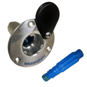 JABSCO FLUSH MOUNT SS QUICK RELEASE CONNECTOR & ADAPTER