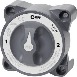 BLUE SEA 11003 HEAVY DUTY BAT SWITCH 3 POSITION W/ AFD