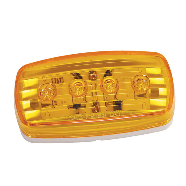WESBAR LED CLEARANCE-SIDE MRKR LIGHT AMBER #58 NO PIGTAIL