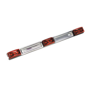 WESBAR WATERPROOF LED LIGHT BAR RED SS BASE STUD MNTNG