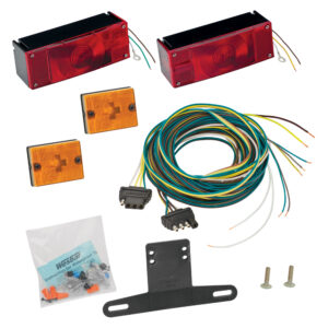 WESBAR WATERPROOF LOW PRO >80" TRAILER LIGHT KIT W/ 25' WIRE