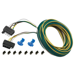 WESBAR 25' 5-WIRE WISHBONE FLAT WIRING HARNESS KIT