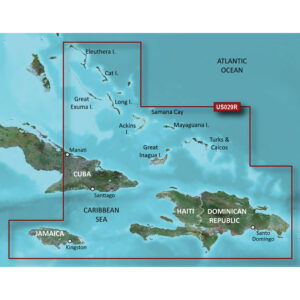 GARMIN BLUECHART G3 HXUS029R  SOUTHERN BAHAMAS MICROSD &