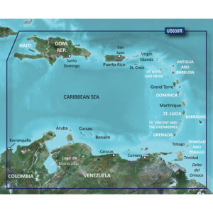 GARMIN BLUECHART G3 HXUS030R  SOUTHEAST CARIBBEAN MICROSD